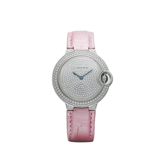 CARTIER WE902047 BALLON BLUE DE 33mm WHITE GOLD BRAND NEW