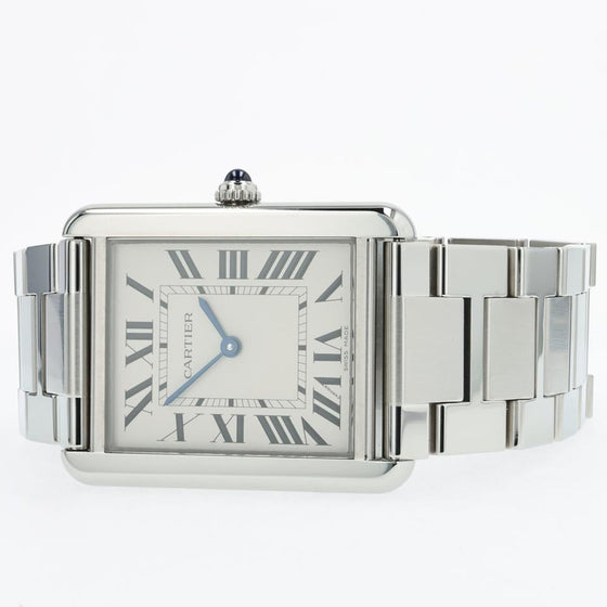 CARTIER W5200014 TANK SOLO STAINLESS STEEL BRAND NEW