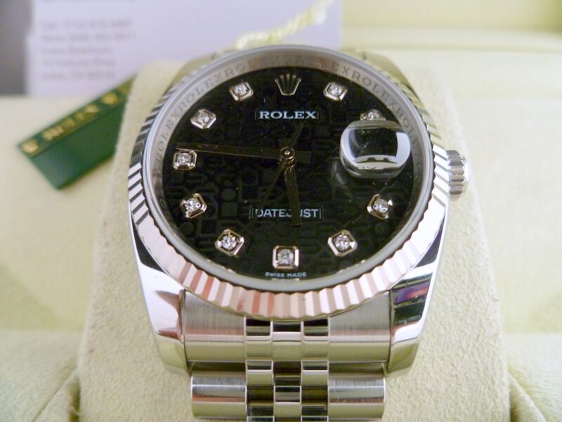 Rolex Datejust 36 mm 4758594 Steel Black