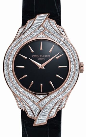 Patek Philippe Calatrava 34 mm 4895R bnib Rose Gold/Diamonds Black