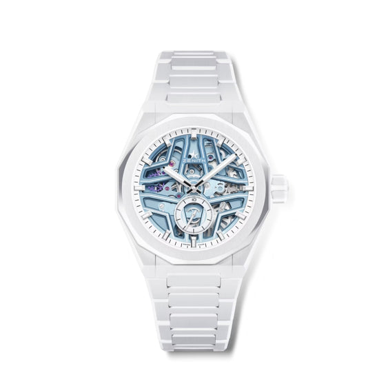 Zenith Defy Skyline Skeleton White Surfer Ceramic Blue Dial 49.9309.3620/85.I001 - BRAND NEW