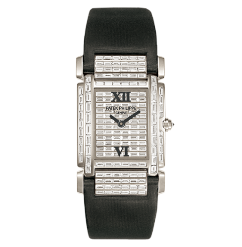Patek Philippe Submariner 40 mm 4911G-001 bnib White Gold/Diamonds Diamond Pave