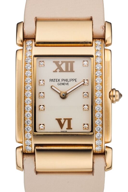 Patek Philippe Twenty~4 25 mm 4920R-010 Rose Gold/Diamonds White