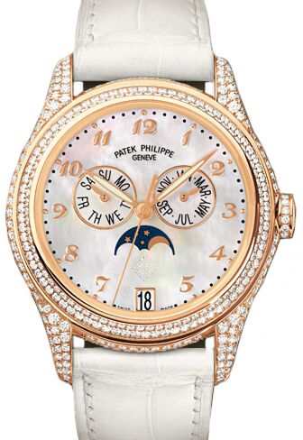 Patek Philippe Complications 37 mm 4937R-001 bnib Rose Gold/Diamonds White Mother of Pearl