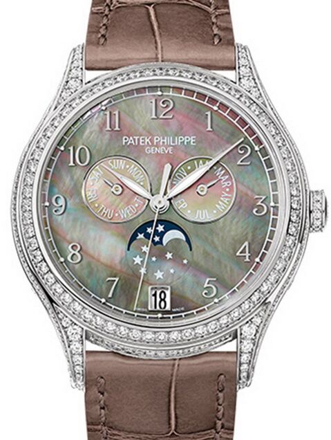 Patek Philippe Complications 38 mm 4948G-001 bnib White Gold Black Mother of Pearl