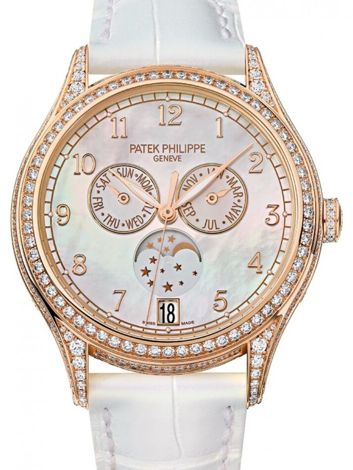 Patek Philippe Complications 38 mm 4948R001 Rose Gold White Mother of Pearl