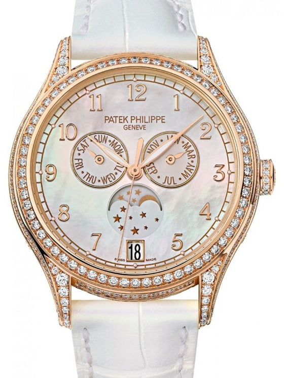 Patek Philippe Complications 38 mm 4948R001 Rose Gold White Mother of Pearl