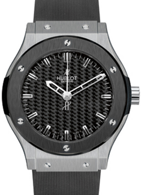 Hublot Classic Fusion 501.ZM.1670.RX Carbon Fiber Index Ceramic Bezel Zirconium & Rubber 45mm BRAND NEW