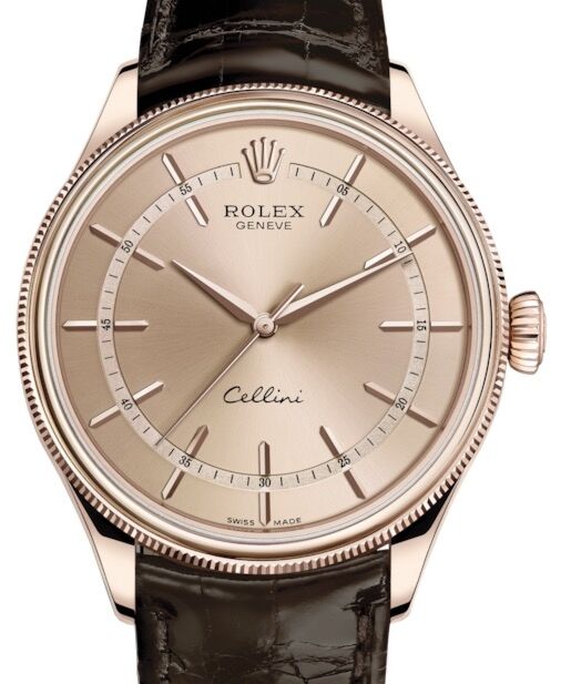 Rolex Cellini Time 39 mm 50505-0012 Rose Gold Pink