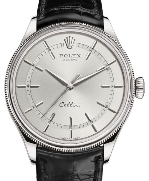 Rolex Cellini Time 39 mm 50509-0008 White Gold Rhodium