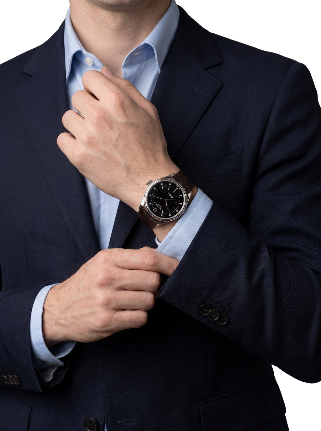 Rolex Cellini 50509 lifestyle editorial shot