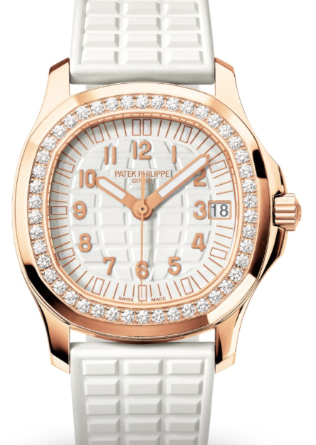 Patek Philippe Aquanaut 40 mm 5068R-010 Rose Gold/Diamonds White