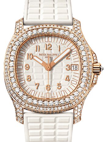 Patek Philippe Aquanaut 40 mm 5069R-001 Rose Gold/Diamonds White