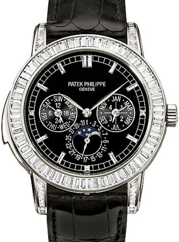 Patek Philippe Complications 42 mm 5073P-001 bnib Platinum/Diamonds Black