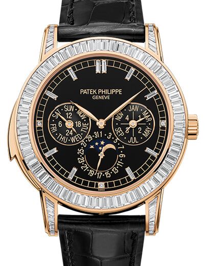 Patek Philippe Grand Complications 42 mm 5073R-001 bnib Rose Gold/Diamonds Black