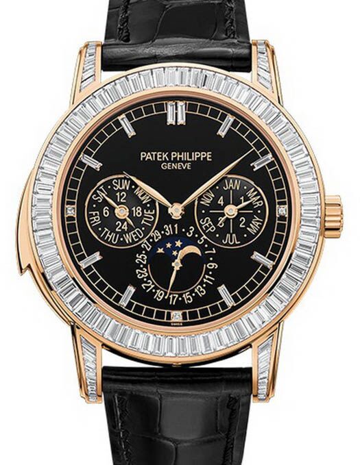 Patek Philippe Grand Complications 42 mm 5073R bnib Rose Gold/Diamonds Black