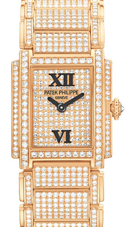 Patek Philippe Submariner 40 mm 4909/50R-001 Rose Gold/Diamonds Diamond Pave