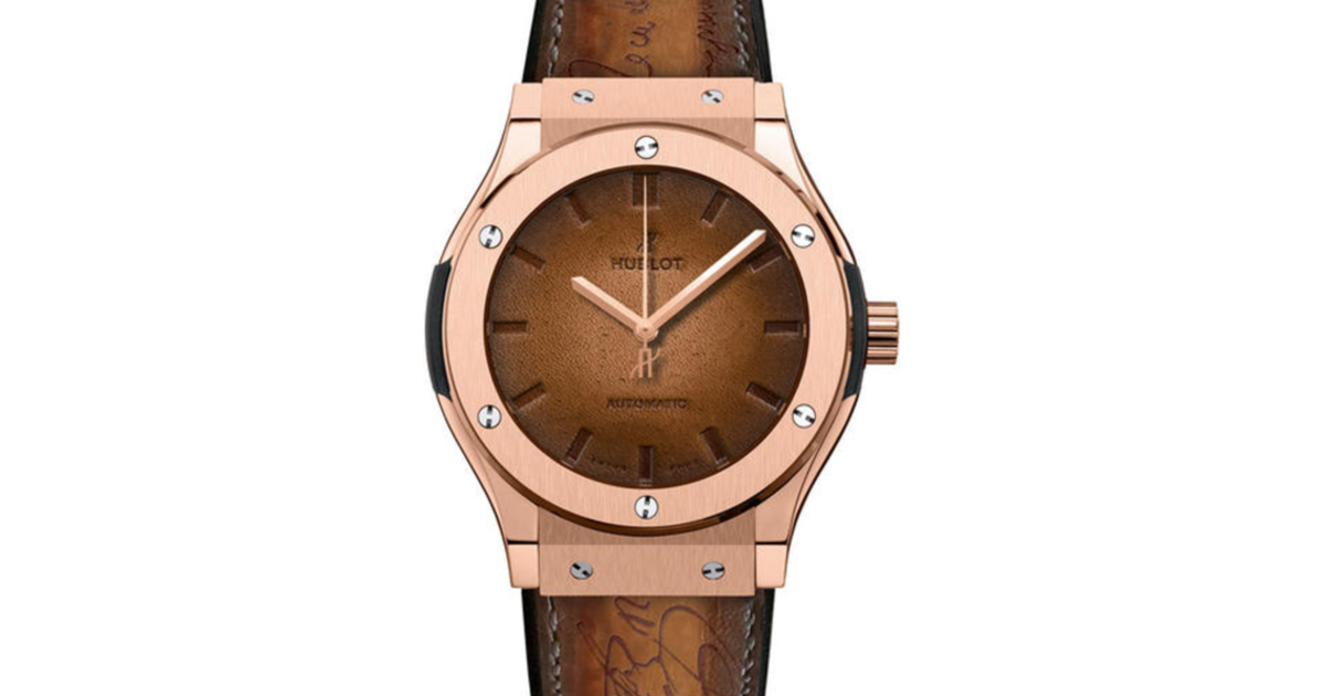 Hublot Classic Fusion 511.OX.0500.VR.BER16 Brown Index Rose Gold & Leather 45mm BRAND NEW