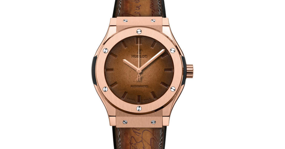 Hublot Classic Fusion 511.OX.0500.VR.BER16 Brown Index Rose Gold & Leather 45mm BRAND NEW
