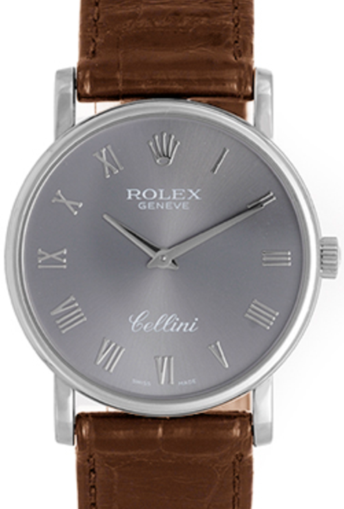 Rolex Cellini 32 mm 5116-9 White Gold Grey
