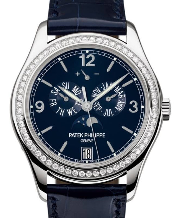Patek Philippe Complications 39 mm 5147G-001 White Gold Blue