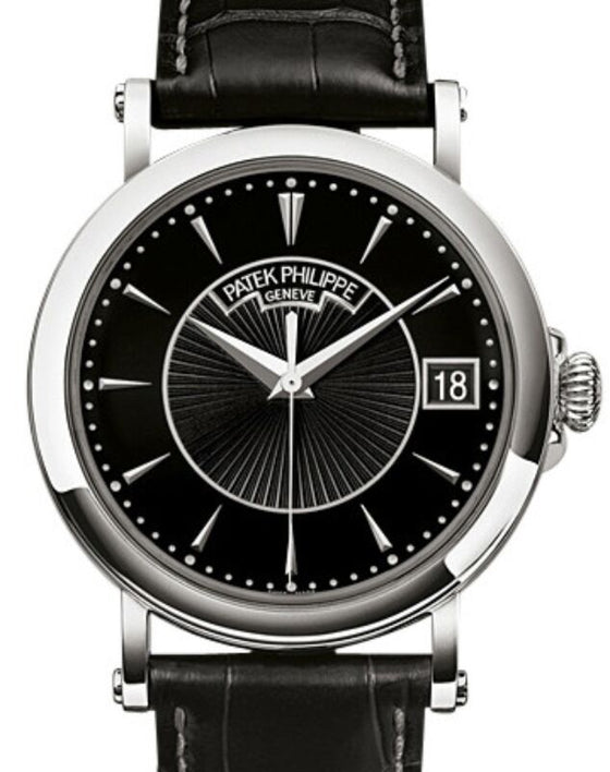 Patek Philippe Calatrava 38 mm 5153G-010 White Gold Silver Opaline