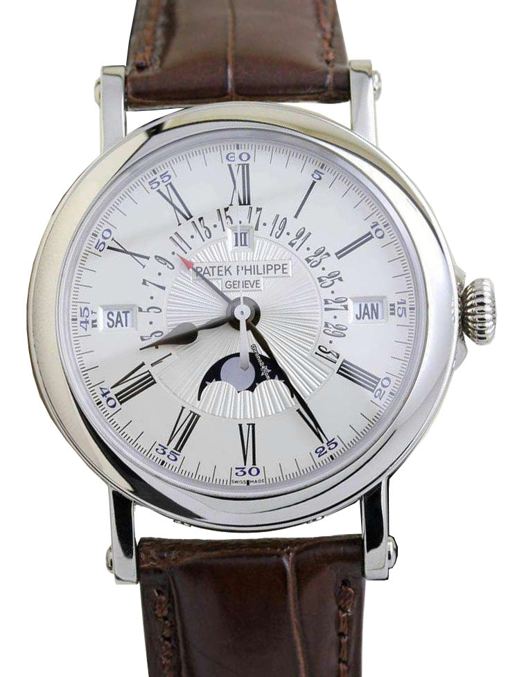 Patek Philippe Grand Complications Perpetual Calendar Retrograde Date White Gold 38mm Opaline Dial 5159G-001 - BRAND NEW