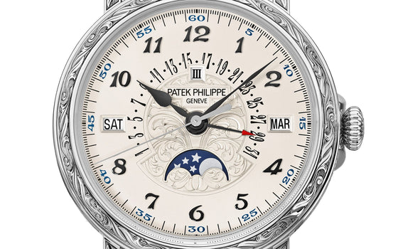 Patek Philippe Grand Complications 38 mm 5160-500G-001 White Gold Silver Opaline