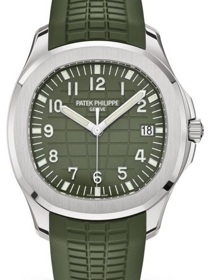 Patek Philippe Aquanaut 42.2 mm 5168G-010 White Gold Green