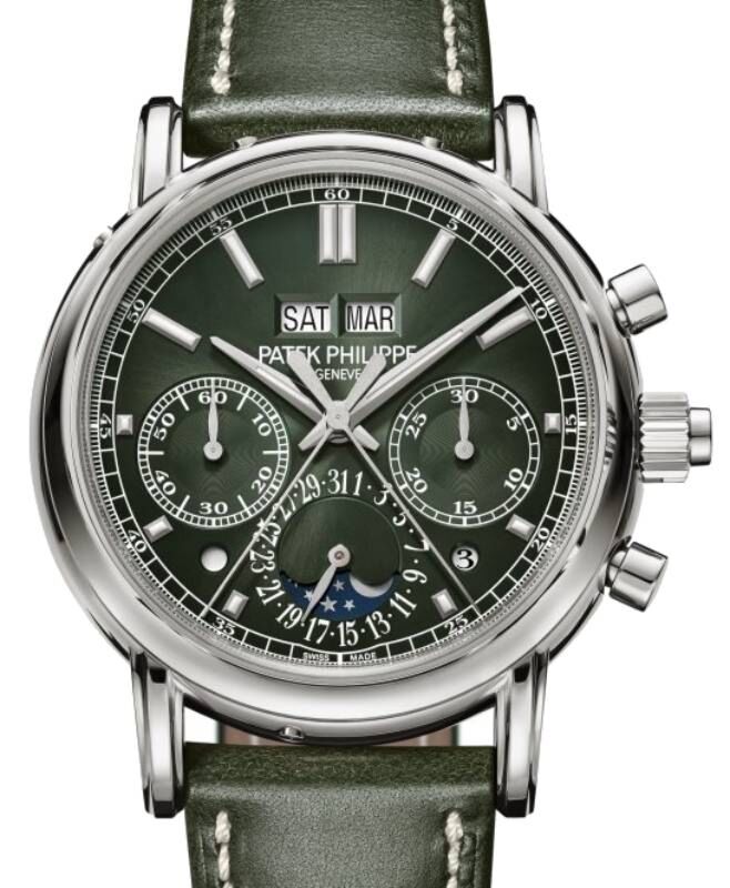 Patek Philippe Grand Complications 40 mm 5204G-001 White Gold Olive Green