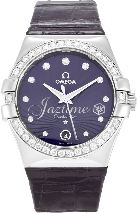 OMEGA 123.18.35.60.60.001 CONSTELLATION QUARTZ 35mm STEEL BRAND NEW
