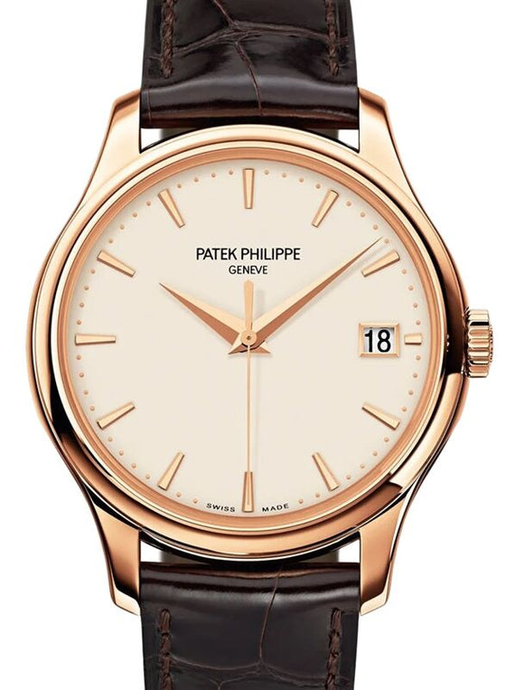 Patek Philippe Calatrava 39 mm 5227R-001 Rose Gold Ivory / Cream