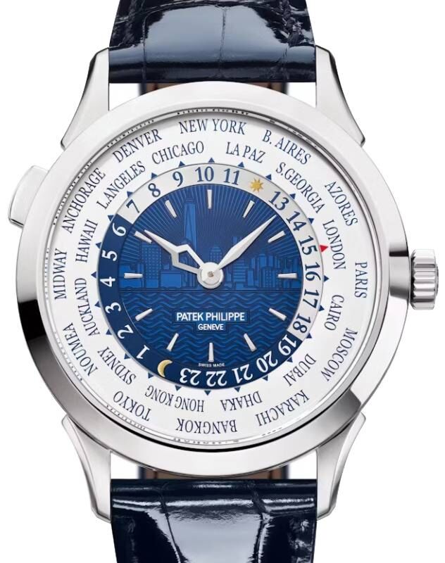 Patek Philippe Complications 38.5 mm 5230G-010 White Gold Blue