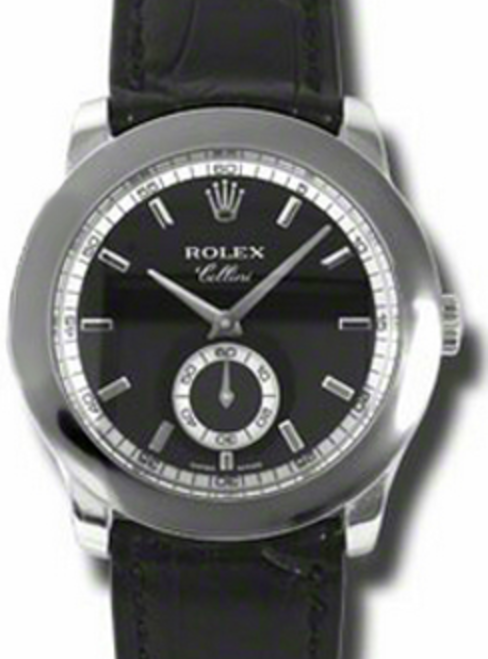 Rolex Cellini Cellinium 38 mm 5241-6 Platinumtech Black