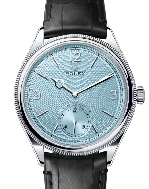 Rolex Perpetual 1908 39 mm 52506BL Platinum Ice Blue