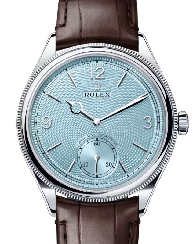 Rolex Perpetual 1908 39 mm 52506BR Platinum Ice Blue