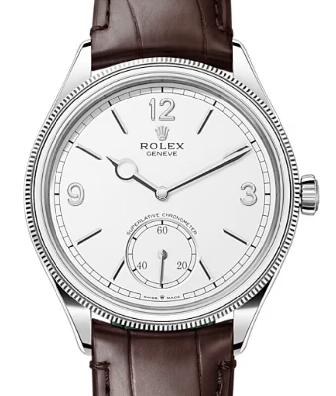 Rolex Perpetual 1908 39 mm 52509W White Gold White