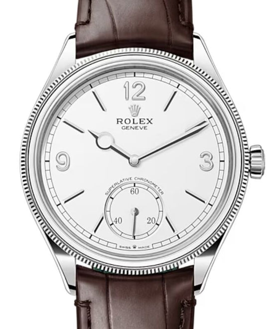 Rolex Perpetual 1908 39 mm 52509W White Gold White