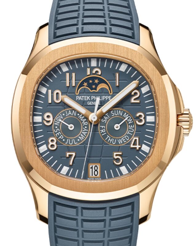 Patek Philippe Aquanaut 39 mm 5261R-001 Rose Gold Blue