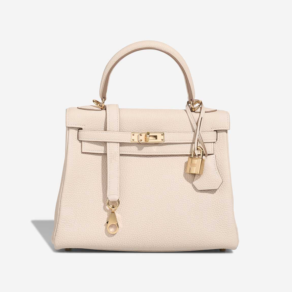 Hermes Kelly 25 Togo Craie Gold Hardware - BRAND NEW