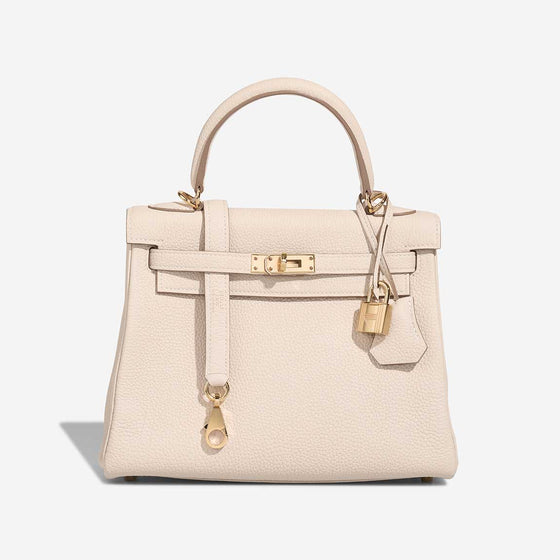 Hermes Kelly 25 Togo Craie Gold Hardware - BRAND NEW