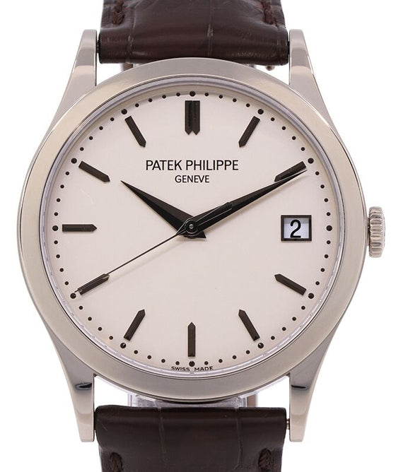 Patek Philippe Calatrava 38 mm 5296G-010-1 White Gold White