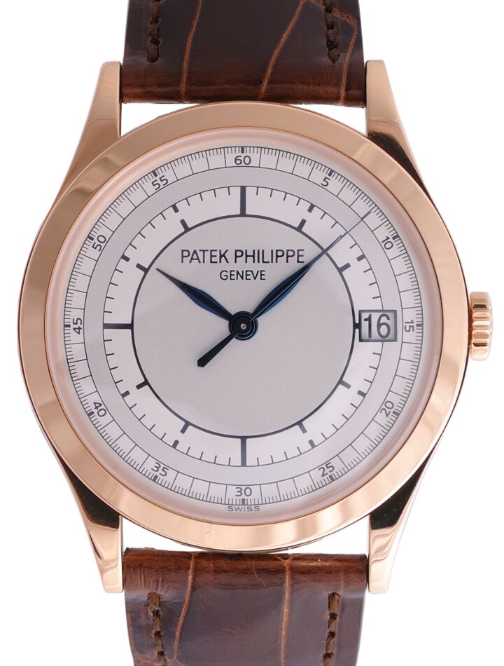 Patek Philippe Calatrava 38 mm 5296R-001 bnib Rose Gold Silver