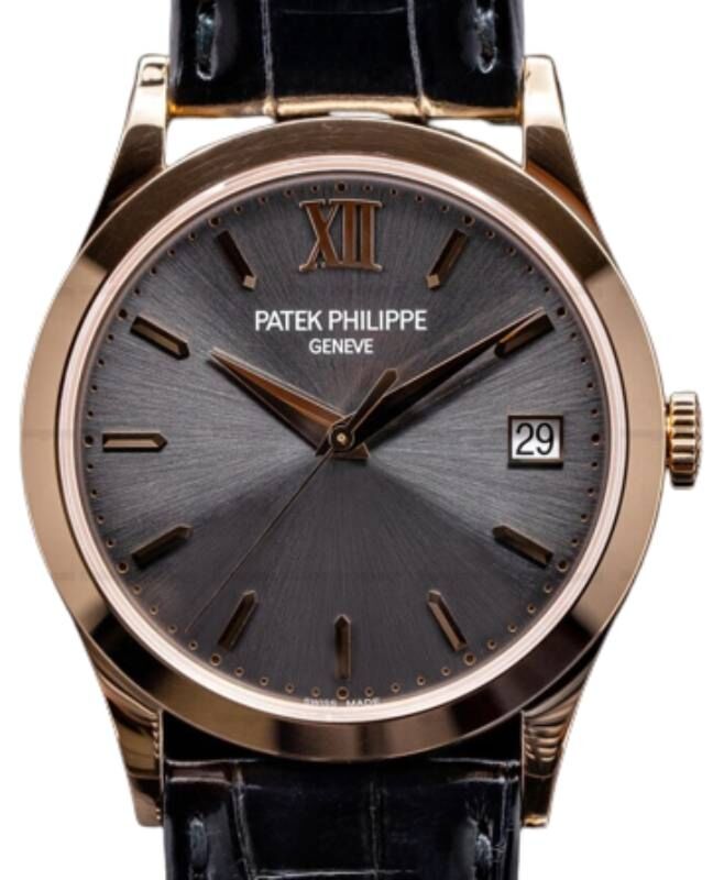 Patek Philippe Calatrava 38 mm 5296R-016 Rose Gold Grey