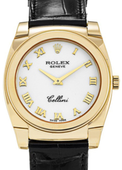 Rolex Cellini 26 mm 5310-8 Yellow Gold White