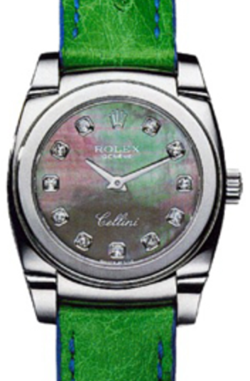 Rolex Cellini Cestello 39 mm 5310-9 White Gold Black Mother of Pearl