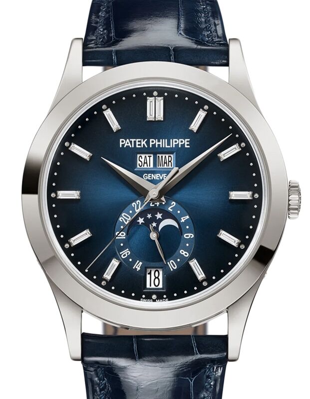 Patek Philippe Complications 38.5 mm 5396G-017 White Gold Blue