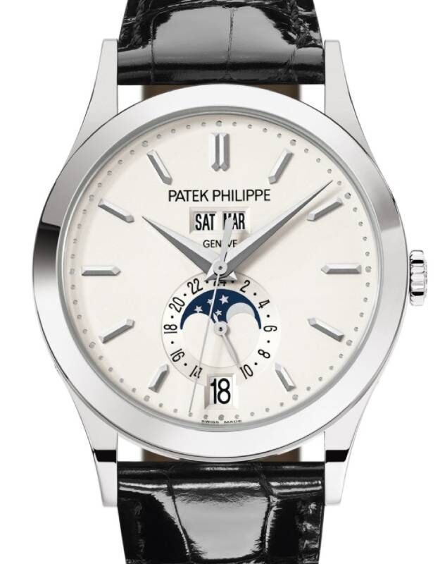 Patek Philippe Complications 38.5 mm 5396G011 White Gold Silver Opaline