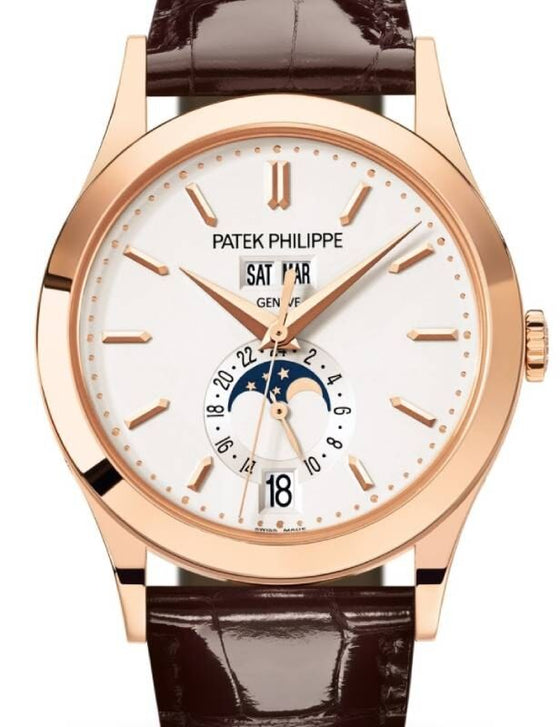 Patek Philippe Complications 38.5 mm 5396R-011 Rose Gold Silver Opaline