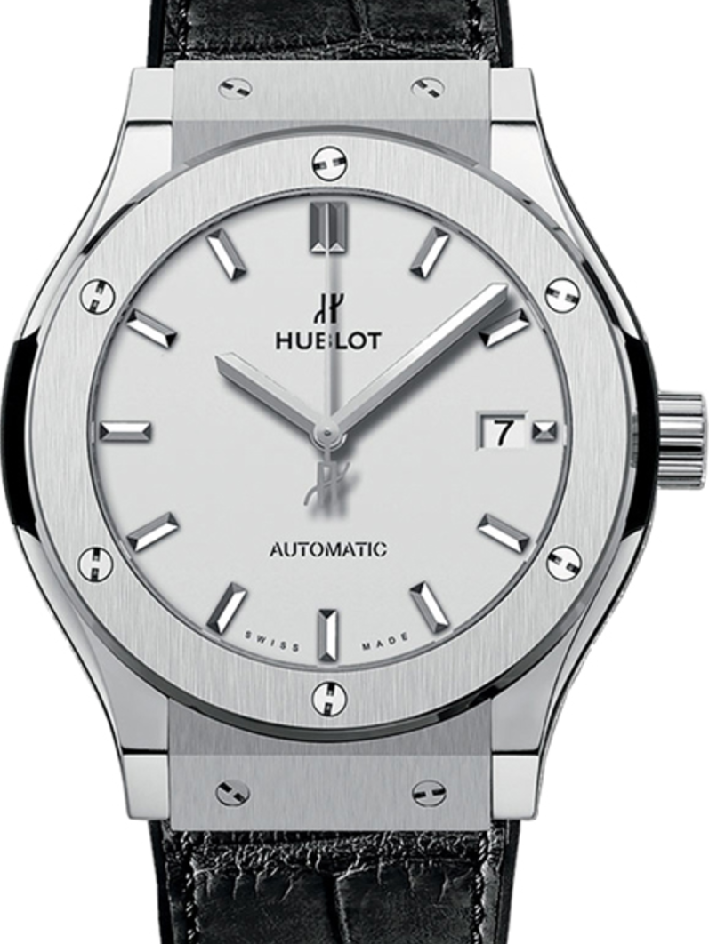 Hublot Classic Fusion 3-Hands Titanium Opalin 42mm 542.NX.2611.LR - BRAND NEW